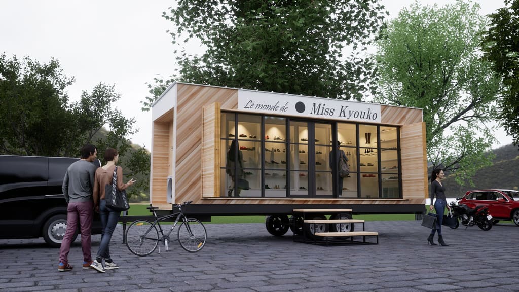 モバイルショップAGORAの全景